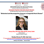 APP Grand Rounds February 2023 - Behavioral and Neurocognitive Concerns in Congenital Heart Disease (2/27/2023) Banner